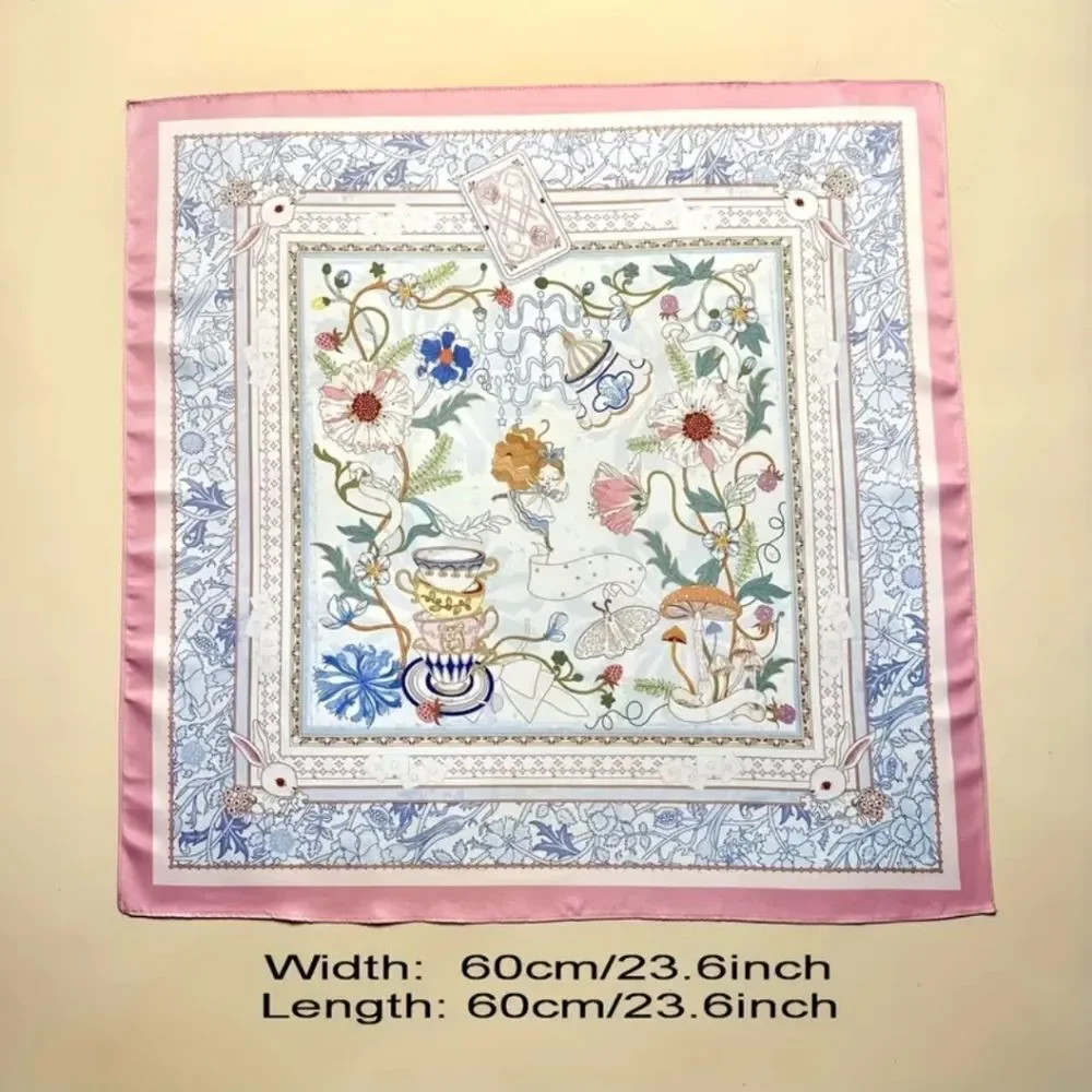 Wonderland scarf headwrap neckerchief Alice